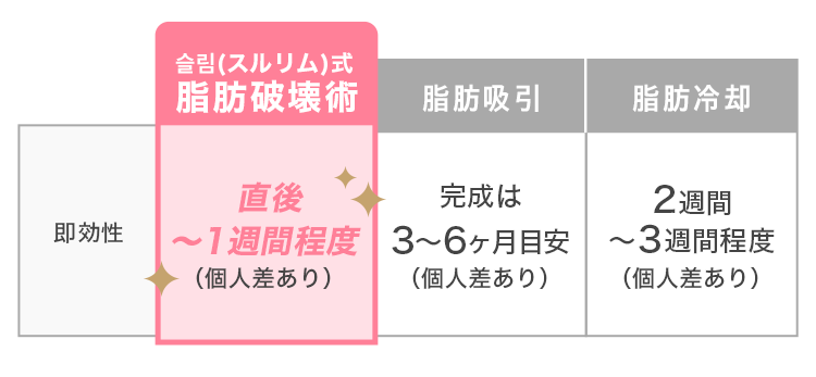 スルリム注射（脂肪破壊術）のイメージ図02