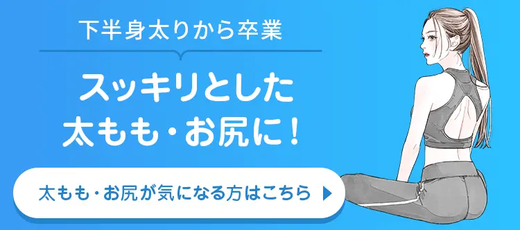 スッキリとした太もも・お尻に！