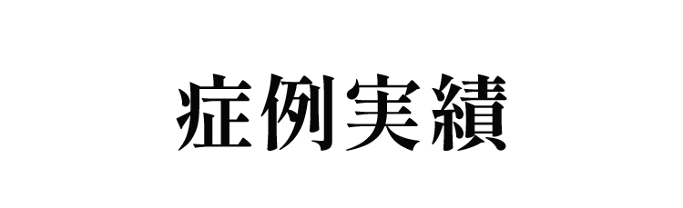 症例実績